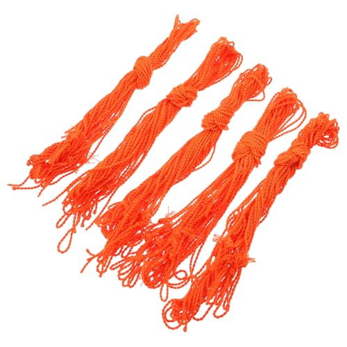 Milisten 50-teiliges Saitenset Jo-jo-Seil Drinnen Blau Bunt Farbig Erste Ersatz Seile Zubehör Für Jo-jo-bälle Jo-jo-zubehör Nylon Orange von Milisten