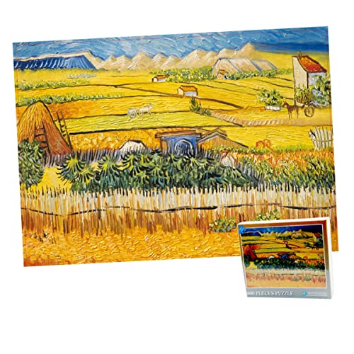 Milisten 500 Stück Teiliges Papierpuzzle für Erwachsene und Lernspielzeug mit Feld Präzise Schnitte und Lebendige Farben für Kreatives und Bildung von Milisten