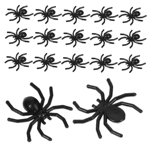 Milisten 500Stücke Halloween Dekorationsspinnen aus Kunststoff Realistische Mini Spinnen für Grusel Streiche für Halloween Partys und Feiertagsdekorationen Milisten 500Stücke Halloween Dekorationsspinnen aus Kunststoff Realistische Mini Spinnen für Grusel Streiche für Halloween Partys und Feiertagsdekorationen von Milisten