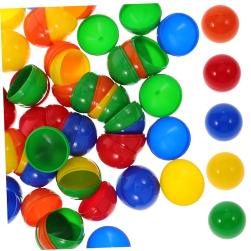 Milisten 50Stücke Aktivitäts Lotteriekugeln Kunststoff Bälle Zum Befüllen Für Partys Tombola Und Spiele Farbige Partyspielbälle Zum Überraschen Von Familie Und Freunden von Milisten
