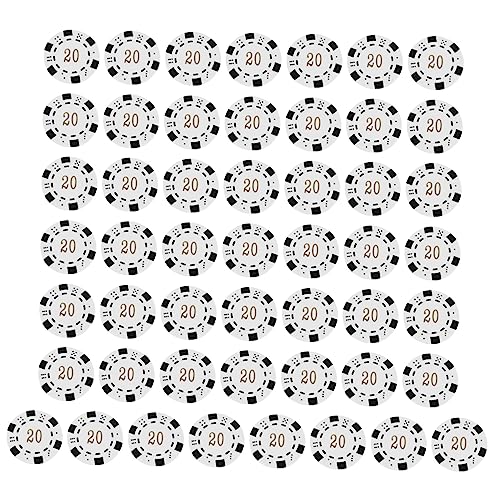 Milisten 50Stücke Kunststoff Spielchips Runde Zählmarken Für Bingo Poker Und Lernspiele Für Klassenzimmer Und Karnevalsveranstaltungen Auswahl von Milisten