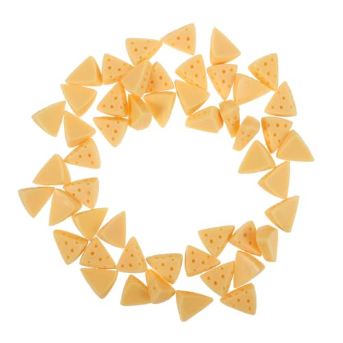 Milisten 50 Stücke Simulierte Käseanhänger Selbstgemacht Bastelzubehör für Scrapbooking Künstlicher Käse für Fotografie Requisiten und Deko Milisten 50 Stücke Simulierte Käseanhänger Selbstgemacht Bastelzubehör für Scrapbooking Künstlicher Käse für Fotografie Requisiten und Deko von Milisten