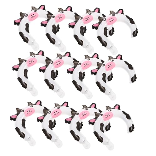 Milisten 50 Stück Cartoon Ballon Stirnband für Kinder Aufblasbare Tierballons Dekoration für Kindergeburtstag Party Ornament Lustige Tiermotive von Milisten