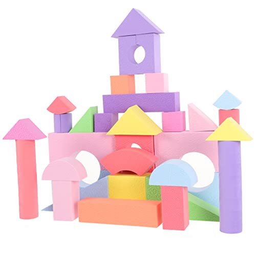 Milisten 52Stücke Eva Foam Shape Recognition Building Blocks for Early Educational Toys for Years Safe and Learning Playset Milisten 52Stücke Eva Foam Shape Recognition Building Blocks for Early Educational Toys for Years Safe and Learning Playset von Milisten