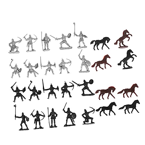 Milisten 56Stücke Teiliges Ritter Spielzeugset Mittelalterliche Soldatenfiguren Pferde Klassisches Kinderspielzeug für Kreative Rollenspiele und Dekoration Milisten 56Stücke Teiliges Ritter Spielzeugset Mittelalterliche Soldatenfiguren Pferde Klassisches Kinderspielzeug für Kreative Rollenspiele und Dekoration von Milisten