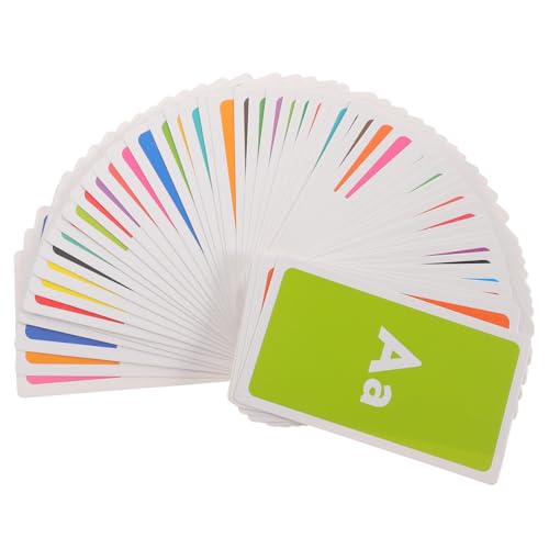 Milisten 58 Stück Karteikarten Zur Früherziehung Alphabete Karteikarten Lernen Lernkarten Kleinkind-Flash-Karte Nummer Flash-Karten Interessantes Lernspielzeug Papier Milisten 58 Stück Karteikarten Zur Früherziehung Alphabete Karteikarten Lernen Lernkarten Kleinkind-Flash-Karte Nummer Flash-Karten Interessantes Lernspielzeug Papier von Milisten