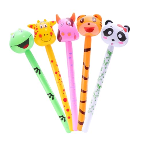 Milisten 5Stücke Aufblasbare Tier Spielzeuge aus PVC für Lustige Tier Sticks Zufällige Designs Sicheres Sensorisches für Partys und Festlichkeiten Milisten 5Stücke Aufblasbare Tier Spielzeuge aus PVC für Lustige Tier Sticks Zufällige Designs Sicheres Sensorisches für Partys und Festlichkeiten von Milisten