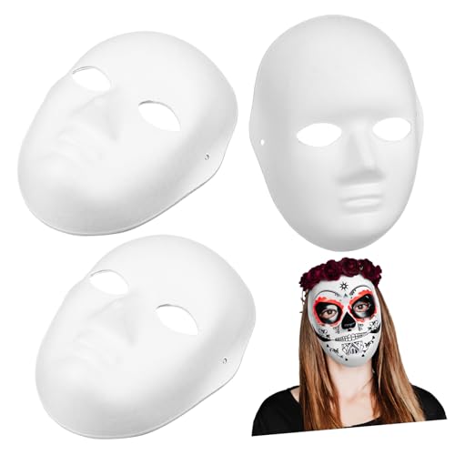 Milisten 5Stücke DIY Papiermasken für Frauen Leere Masken zum Basteln Elegante Kostüm und Halloween Maske aus Harz Milisten 5Stücke DIY Papiermasken für Frauen Leere Masken zum Basteln Elegante Kostüm und Halloween Maske aus Harz von Milisten