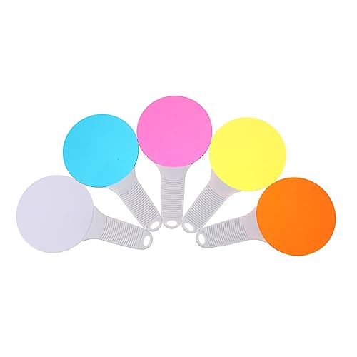 Milisten 5 Stücke Pädagogische Farbfilter Platten Lernspielzeug für Kinder Wissenschaftliches Experiment Optische Farbklassifizierung Robustes Material für Frühe Bildung von Milisten