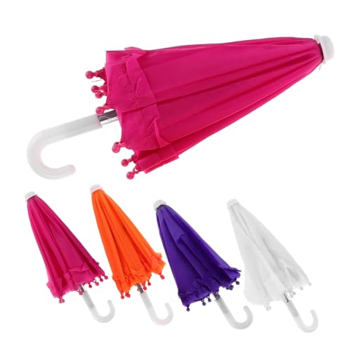 Milisten 5Stücke Mini Regenschirme Für DIY Bastelspielzeuge Dekoration Und Fotorequisiten Zufällige Farben Für Kreative Bastelprojekte Und Kinderpartys von Milisten
