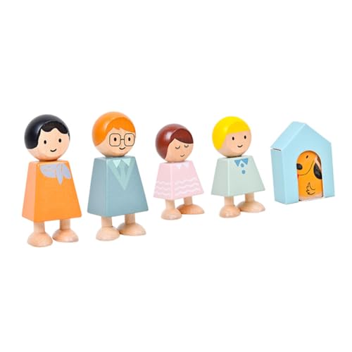 Milisten 5Stücke Teilige Holzbausteine für Pädagogisches Familiären Beziehungen und Kognitiven Fähigkeiten für Kreatives Lernen und Spielerische Entwicklung Milisten 5Stücke Teilige Holzbausteine für Pädagogisches Familiären Beziehungen und Kognitiven Fähigkeiten für Kreatives Lernen und Spielerische Entwicklung von Milisten