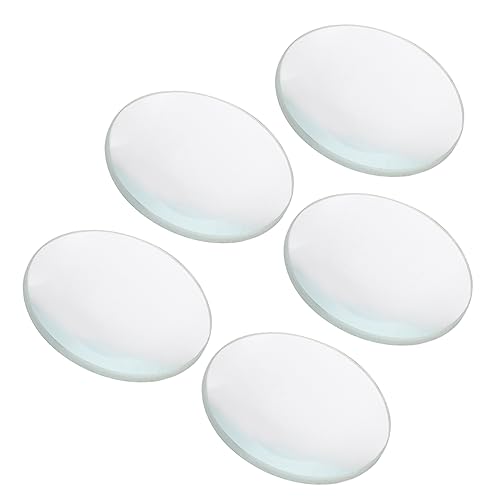 Milisten 5Stücke Teiliges Doppelkonvexglas Linsenset Durchmesser Brennweite Optische für Experimente für Unterricht Demonstration von Optischen von Milisten