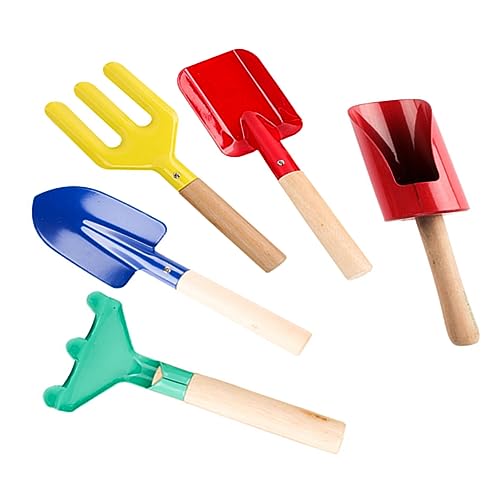 Milisten 5Stücke Teiliges Gartenwerkzeug Blumenkelle Rechen für Gartenarbeit und Strandspielzeug und Ergonomisch für Kleine Hände Fördert Milisten 5Stücke Teiliges Gartenwerkzeug Blumenkelle Rechen für Gartenarbeit und Strandspielzeug und Ergonomisch für Kleine Hände Fördert von Milisten