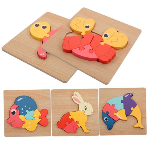 Milisten 5Stücke Teiliges Holzspielzeug Montessori Puzzle mit Aufbewahrungsschale Fördert Kognitive Fähigkeiten Tier und Verkehrserkennung für Ab Jahr Lernspielzeug Milisten 5Stücke Teiliges Holzspielzeug Montessori Puzzle mit Aufbewahrungsschale Fördert Kognitive Fähigkeiten Tier und Verkehrserkennung für Ab Jahr Lernspielzeug von Milisten