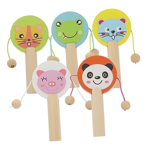 Milisten 5Stücke Teiliges Holzspielzeug Pädagogische Orff Instrument für Fördert Musikalische Fähigkeiten und Rhythmus für Jahre Alte Jungen von Milisten