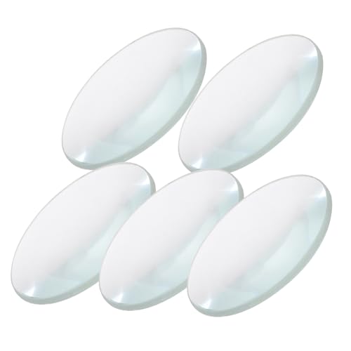 Milisten 5Stücke Teiliges Konvexer Glaslinsen Durchmesser Brennweite Optische Linsen für Wissenschaftliche Experimente und Physikalische Demonstrationen aus Poliertem von Milisten