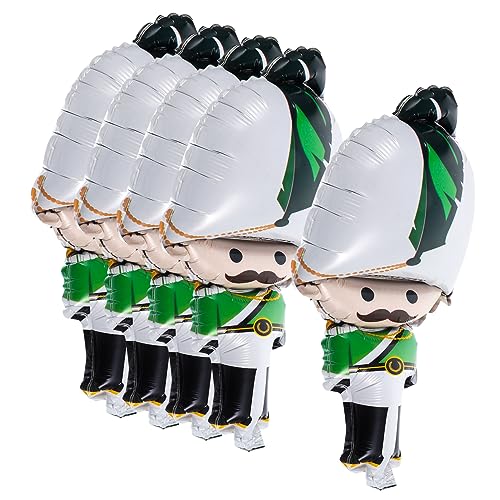 Milisten 5Stücke Weihnachts Folienballons Für Partydekoration Charmante Aluminiumfolie Requisiten Für Fotohintergründe Für Weihnachten Und Feiern von Milisten