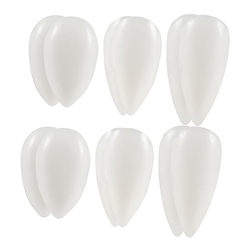 Milisten 6 Paare Halloween Vampirzähne Cosplay Requisiten Langlebige Kunstzähne für Halloween Kostüm Horror Partys und Gruselige Dekorationen Milisten 6 Paare Halloween Vampirzähne Cosplay Requisiten Langlebige Kunstzähne für Halloween Kostüm Horror Partys und Gruselige Dekorationen von Milisten
