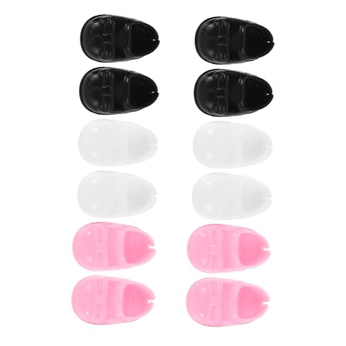 Milisten 6 Paare Mini -puppenschuhe Schuhe Für Puppen Kleine Hausrequisiten Mini-spielzeughaus-Ornamente Mini-Schuhe Kleiner Schuhschmuck Minipuppenschuhe Schuhe Dekore Plastik von Milisten
