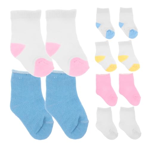 Milisten 6 Puppensocken so tun als ob Puppe zubehör Socken für Puppe Puppenkleidung Accessoires Puppe verkleiden Zubehör Puppen-Foto-Requisiten Mini-Socken Stoff Milisten 6 Puppensocken so tun als ob Puppe zubehör Socken für Puppe Puppenkleidung Accessoires Puppe verkleiden Zubehör Puppen-Foto-Requisiten Mini-Socken Stoff von Milisten
