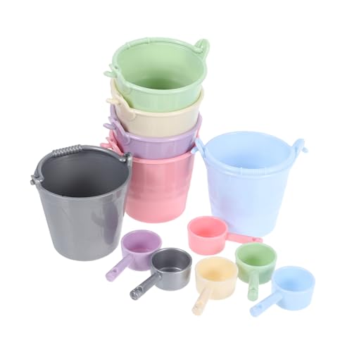 Milisten 6 Sets Miniatur Eimer Für Kleinkinder Outdoor Puppenhaus Mini Strandeimer Gartengeräte Für Sandtisch Eimer Gartenzubehör Für Mini Sandeimer Aus Kunststoff Milisten 6 Sets Miniatur Eimer Für Kleinkinder Outdoor Puppenhaus Mini Strandeimer Gartengeräte Für Sandtisch Eimer Gartenzubehör Für Mini Sandeimer Aus Kunststoff von Milisten