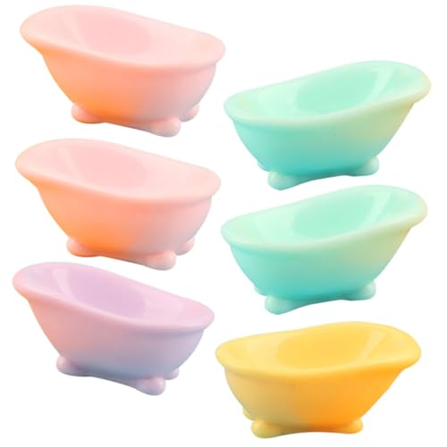 Milisten 6 Stück Badewanne Ornamente Badezimmerzubehör für die Badewanne Miniaturbadewanne Badewanne Badewannenverzierung Mini-Badewannendekorationen kleine Wanne Harz Milisten 6 Stück Badewanne Ornamente Badezimmerzubehör für die Badewanne Miniaturbadewanne Badewanne Badewannenverzierung Mini-Badewannendekorationen kleine Wanne Harz von Milisten