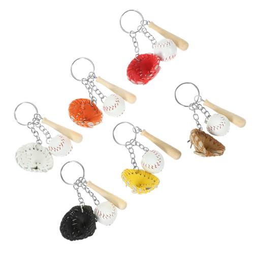 Milisten 6 Stück Baseball Schlüsselanhänger Sportliche Softball Schlüsselanhänger für Taschen Rucksäcke Kreative für Sportliebhaber Dekorative Accessoires für Partys und Events Milisten 6 Stück Baseball Schlüsselanhänger Sportliche Softball Schlüsselanhänger für Taschen Rucksäcke Kreative für Sportliebhaber Dekorative Accessoires für Partys und Events von Milisten