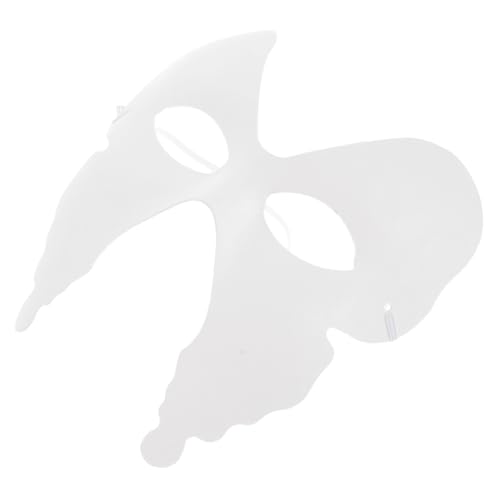 Milisten 6 Stück DIY Handgemalte Papiermasken Leere Schmetterlingsmasken für Feste und Partys Kreative Bastelmasken für Männer und Frauen für Cosplay und DIY Projekte von Milisten