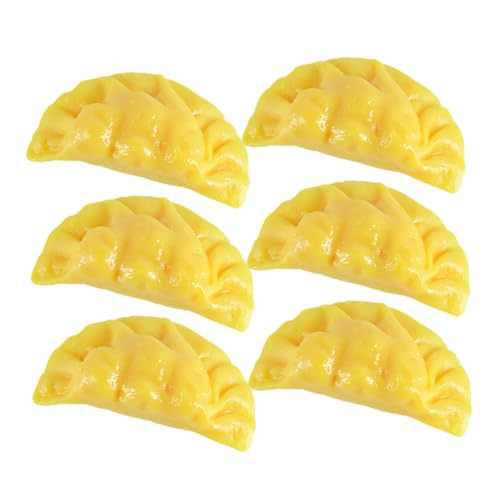 Milisten 6 Stück Eierknödel-Modell Party-Requisite Knödelmodell aus Kunststoff künstliche Knödeldekore gefälschte Lebensmittel realistisch dekorative Knödel PVC Yellow Milisten 6 Stück Eierknödel-Modell Party-Requisite Knödelmodell aus Kunststoff künstliche Knödeldekore gefälschte Lebensmittel realistisch dekorative Knödel PVC Yellow von Milisten