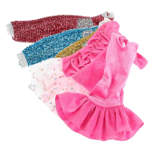 Milisten 6 Stück Glitzerndes Prinzessinnenkleid für Puppen Teiliges mit Modischen Abendkleidern aus Satin für Festliche Anlässe für Hochzeiten und Maskeraden Milisten 6 Stück Glitzerndes Prinzessinnenkleid für Puppen Teiliges mit Modischen Abendkleidern aus Satin für Festliche Anlässe für Hochzeiten und Maskeraden von Milisten