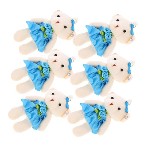 Milisten 6 Stück Hochzeitsbär- Winziges Bärendekor Mini-bärenspielzeug Kleine Bärenspielzeuge Bärenpuppe Mini Cartoon-bär Bär Puppe Plüsch Blue Milisten 6 Stück Hochzeitsbär- Winziges Bärendekor Mini-bärenspielzeug Kleine Bärenspielzeuge Bärenpuppe Mini Cartoon-bär Bär Puppe Plüsch Blue von Milisten
