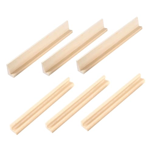 Milisten 6 Stück Holz Domino Halter Teiliges Dekorative Tischständer für Erwachsene Kreativität Stilvolle Wohnaccessoires Milisten 6 Stück Holz Domino Halter Teiliges Dekorative Tischständer für Erwachsene Kreativität Stilvolle Wohnaccessoires von Milisten