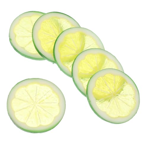 Milisten 6 Stück Imitation Zitronenscheibe Zitronenscheiben Simulation Zitrone Fruchtfotografie Fruchtscheiben Ornament Dekoration Esszimmertischdekor Zitronenstecklinge Milisten 6 Stück Imitation Zitronenscheibe Zitronenscheiben Simulation Zitrone Fruchtfotografie Fruchtscheiben Ornament Dekoration Esszimmertischdekor Zitronenstecklinge von Milisten