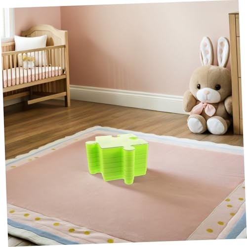 Milisten 6 Stück Kinderrätselspeicherbox Puzzle-sortierfach Puzzletafel Mit Abdeckung Puzzle-sortiertabletts Perlen Tabletts Grün Plastik von Milisten