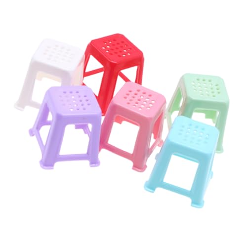 Milisten 6 Stück Kleine Stuhl -Requisiten Miniatur Möbel Puppe Mini-hockerfiguren Mini-hocker- Hocker-Modell Mini-Stuhl Zum Basteln Minihocker Zum Basteln Plastik Milisten 6 Stück Kleine Stuhl -Requisiten Miniatur Möbel Puppe Mini-hockerfiguren Mini-hocker- Hocker-Modell Mini-Stuhl Zum Basteln Minihocker Zum Basteln Plastik von Milisten