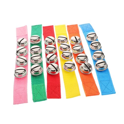 Milisten 6 Stück Kleines Handgelenk-Glockenspielzeug für -Glockenring- Hand-Handgelenk-Schüttelglocken Babyglocken Party-Handglocken Kleinkind Glocken Kinderglocke Stoff Milisten 6 Stück Kleines Handgelenk-Glockenspielzeug für -Glockenring- Hand-Handgelenk-Schüttelglocken Babyglocken Party-Handglocken Kleinkind Glocken Kinderglocke Stoff von Milisten