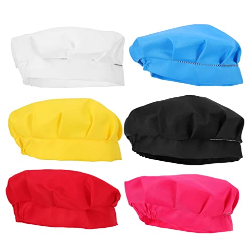 Milisten 6 Stück Kochmütze Unisex Einfache Stil Vielseitig Einsetzbar für Kochen Backen und Basteln für Cosplay und Kreative Aktivitäten Milisten 6 Stück Kochmütze Unisex Einfache Stil Vielseitig Einsetzbar für Kochen Backen und Basteln für Cosplay und Kreative Aktivitäten von Milisten
