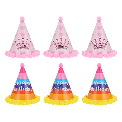 Milisten 6 Stück Kreative Geburtstags Hüte aus Papier Lustige Hüte für Erwachsene für Partys Shower Fotorequisiten und Karneval Milisten 6 Stück Kreative Geburtstags Hüte aus Papier Lustige Hüte für Erwachsene für Partys Shower Fotorequisiten und Karneval von Milisten