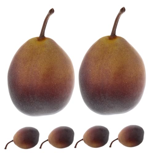 Milisten 6 Stück Künstliche Obstpflaumen Ornament Modellpflaumen Ornament Schrank Displaypflaumen Lebensechte Pflaumen Zierpflaumen Simulationspflaumen Gefälschte Pflaumen von Milisten
