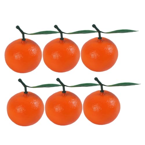 Milisten 6 Stück Künstliche Orangen Modell Realistische Fruchtdeko mit Blättern Kleine Deko Früchte für Sommer Tisch und Schaufensterdekoration Langlebig und Farbecht Milisten 6 Stück Künstliche Orangen Modell Realistische Fruchtdeko mit Blättern Kleine Deko Früchte für Sommer Tisch und Schaufensterdekoration Langlebig und Farbecht von Milisten