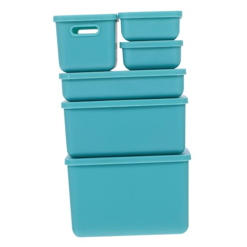 Milisten 6 Stück Mini Aufbewahrungsboxen mit Deckel Kleine Tupperdosen für Puppenhaus Dekoration Schmuckaufbewahrung und Mini Modelle für Realistische Raumgestaltung von Milisten