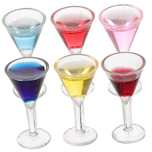 Milisten 6 Stück Mini Cocktails Mini Weingläser Miniatur Cocktailgläser Kinderspielzeug Miniatur Puppenhaus Miniatur Mini Cocktailgläser Kleine Mini Dekoration Mini Milisten 6 Stück Mini Cocktails Mini Weingläser Miniatur Cocktailgläser Kinderspielzeug Miniatur Puppenhaus Miniatur Mini Cocktailgläser Kleine Mini Dekoration Mini von Milisten