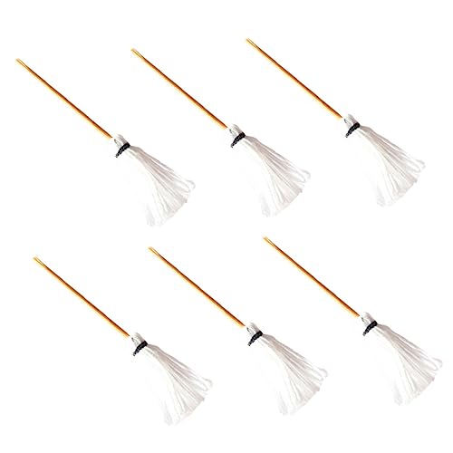 Milisten 6 Stück Mini Mopp Ornamente Hauszubehör Winziger Mini Reinigungsmopp Miniatur Besen Modell Bodenwischer Mini Besen Heimdekoration Kehrbesen Bodenreiniger Mopp DIY Baum Milisten 6 Stück Mini Mopp Ornamente Hauszubehör Winziger Mini Reinigungsmopp Miniatur Besen Modell Bodenwischer Mini Besen Heimdekoration Kehrbesen Bodenreiniger Mopp DIY Baum von Milisten