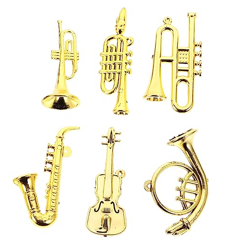 Milisten 6 Stück Mini-Musikinstrumentenmodell Puppe Party Miniaturen Miniaturinstrumente Musical Miniatur-Saxophon winzige Musikinstrumente Musikinstrument verzierung Plastik Golden Milisten 6 Stück Mini-Musikinstrumentenmodell Puppe Party Miniaturen Miniaturinstrumente Musical Miniatur-Saxophon winzige Musikinstrumente Musikinstrument verzierung Plastik Golden von Milisten