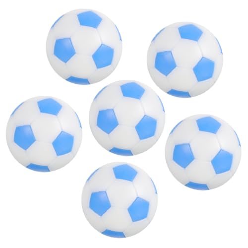 Milisten 6 Stück Mini Tischfußballbälle Ersatz Fußball Bälle für Tischkicker Lebendige Farben Kompakte Geeignet für Standard Tischfußball für Familienunterhaltung und Indoor Spiele von Milisten