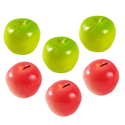 Milisten 6 Stück Mini -apfelspielzeug Puppe Miniaturen Heimdekoration Simulierter Mini-Apfel Simulation Apfel Simulation Obstdekor Simulierte Fruchtmodelle Wohnkultur PVC Milisten 6 Stück Mini -apfelspielzeug Puppe Miniaturen Heimdekoration Simulierter Mini-Apfel Simulation Apfel Simulation Obstdekor Simulierte Fruchtmodelle Wohnkultur PVC von Milisten