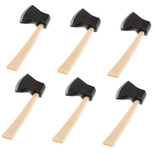 Milisten 6 Stück Miniatur Gartenwerkzeug Set Teilig Mini Holz Axt Modell mit Metallklinge Realistische Puppenhaus Gartenzubehör für DIY Bastelprojekte und Halloween Dekorationen Puppenhaus Milisten 6 Stück Miniatur Gartenwerkzeug Set Teilig Mini Holz Axt Modell mit Metallklinge Realistische Puppenhaus Gartenzubehör für DIY Bastelprojekte und Halloween Dekorationen Puppenhaus von Milisten