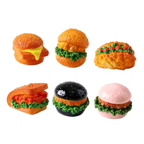 Milisten 6 Stück Miniatur Hamburger Modelle Teiliges aus Kunstharz für Puppenhaus Dekoration Realistische Simulation für Kreative Miniatur Szenarien Langlebige und Kompakte Lebensmittel Milisten 6 Stück Miniatur Hamburger Modelle Teiliges aus Kunstharz für Puppenhaus Dekoration Realistische Simulation für Kreative Miniatur Szenarien Langlebige und Kompakte Lebensmittel von Milisten