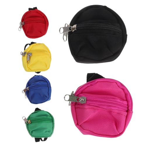 Milisten 6 Stück Miniaturpuppen -Rucksack Puppenzubehör Mini -Puppen -Rucksack Milisten 6 Stück Miniaturpuppen -Rucksack Puppenzubehör Mini -Puppen -Rucksack von Milisten