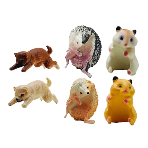 Milisten 6 Stück Puppe mit Tiertassenrand Becherrandmarker kleine Tierverzierung einzigartiges Tassendekor Cup Accessoire Hamsterpuppe PVC Milisten 6 Stück Puppe mit Tiertassenrand Becherrandmarker kleine Tierverzierung einzigartiges Tassendekor Cup Accessoire Hamsterpuppe PVC von Milisten